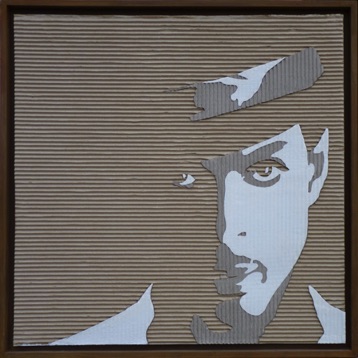 Prince 2016
acrylic, cardboard, wood, framed
50x50 cm